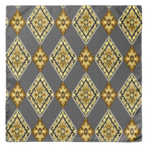 W21- Diamond Brick SILK POCKET SQUARE